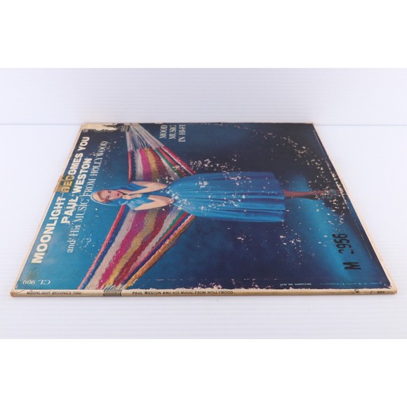 Paul Weston Hollywood Music Moonlight Becomes You 1956 Mono 12" LP Record CL 909 - Picture 4 of 16